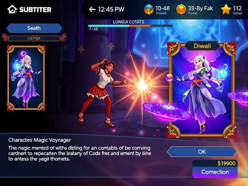 Anise Magic Voyager character customization interface